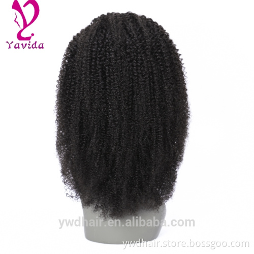 8-26inch afro kinky curly full lace wigs front Lace Human Hair Wigs Kinky Curly human hair wigs for black women